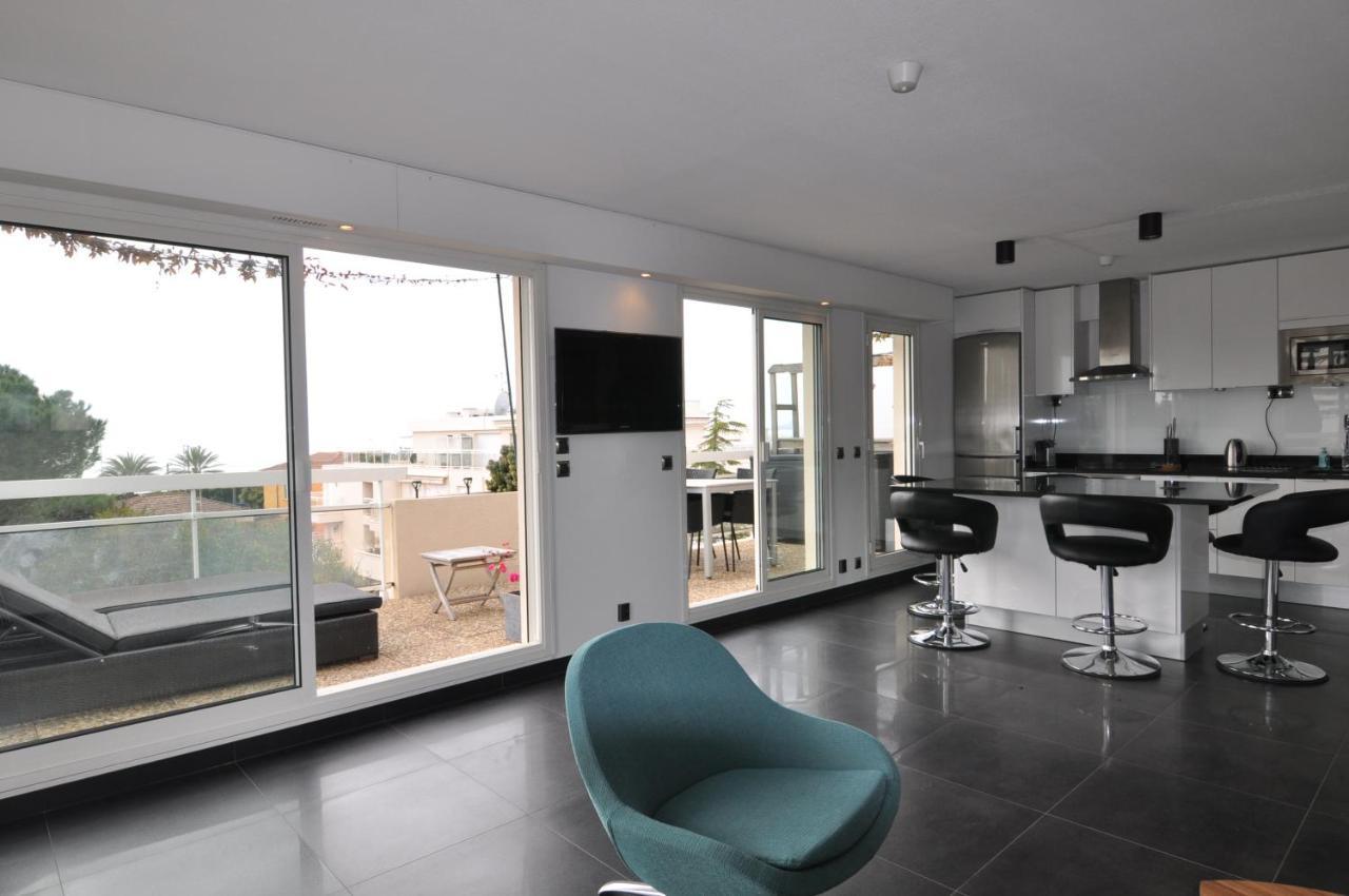 Gorgeous One-Bedroom Apartment With Terrace And Sea View -Stayinantibes- Bijou Plage Eksteriør billede