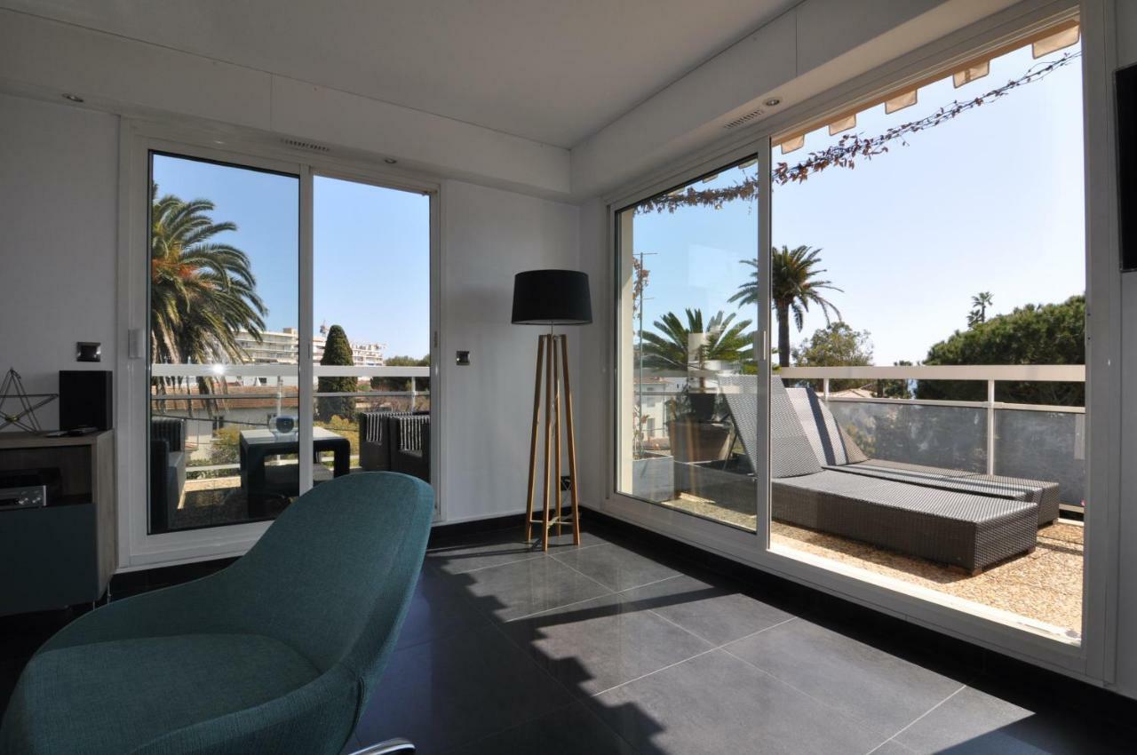 Gorgeous One-Bedroom Apartment With Terrace And Sea View -Stayinantibes- Bijou Plage Eksteriør billede