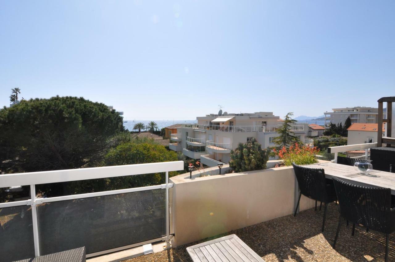 Gorgeous One-Bedroom Apartment With Terrace And Sea View -Stayinantibes- Bijou Plage Eksteriør billede